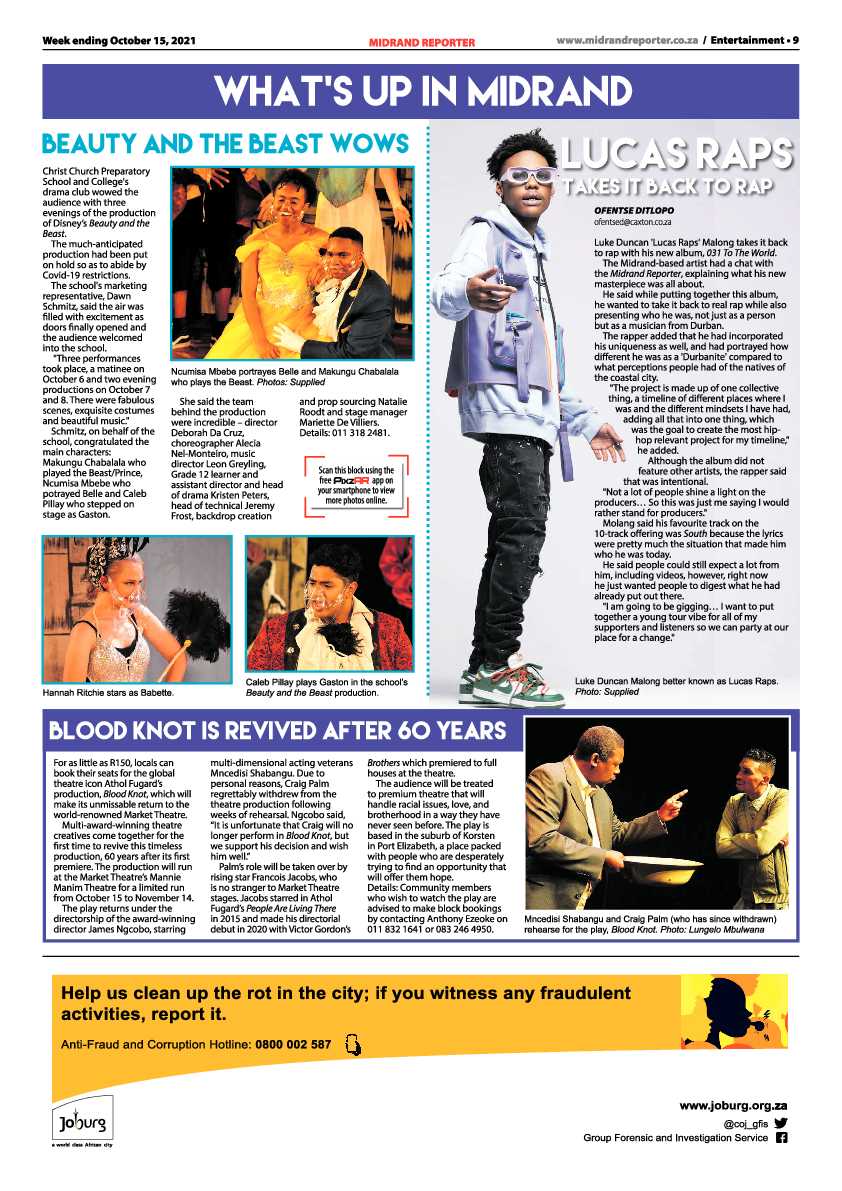 Midrand Reporter 15 October 2021 page 9