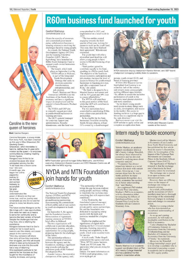 Midrand Reporter 15 September 2023 page 10