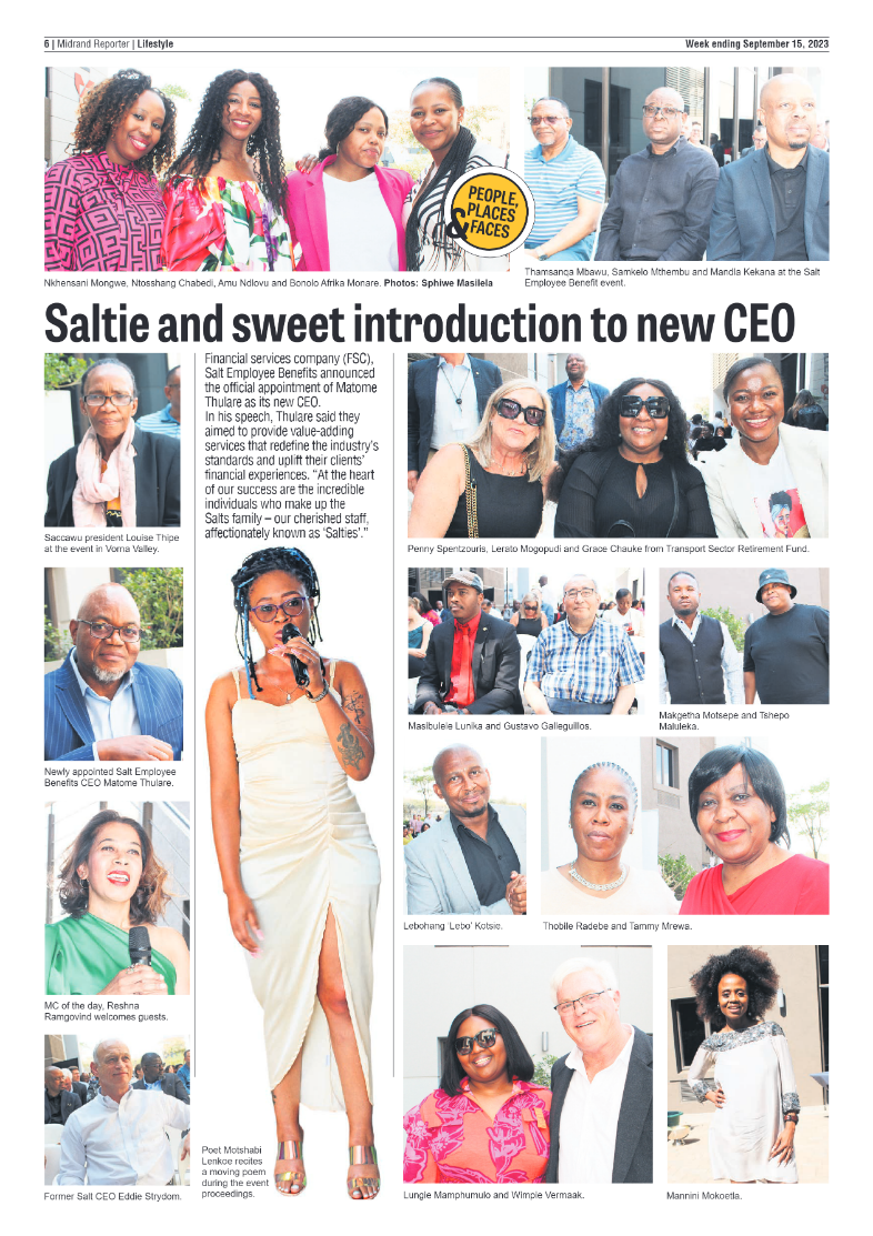 Midrand Reporter 15 September 2023 page 6