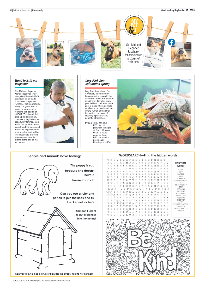 Midrand Reporter 15 September 2023 page 8