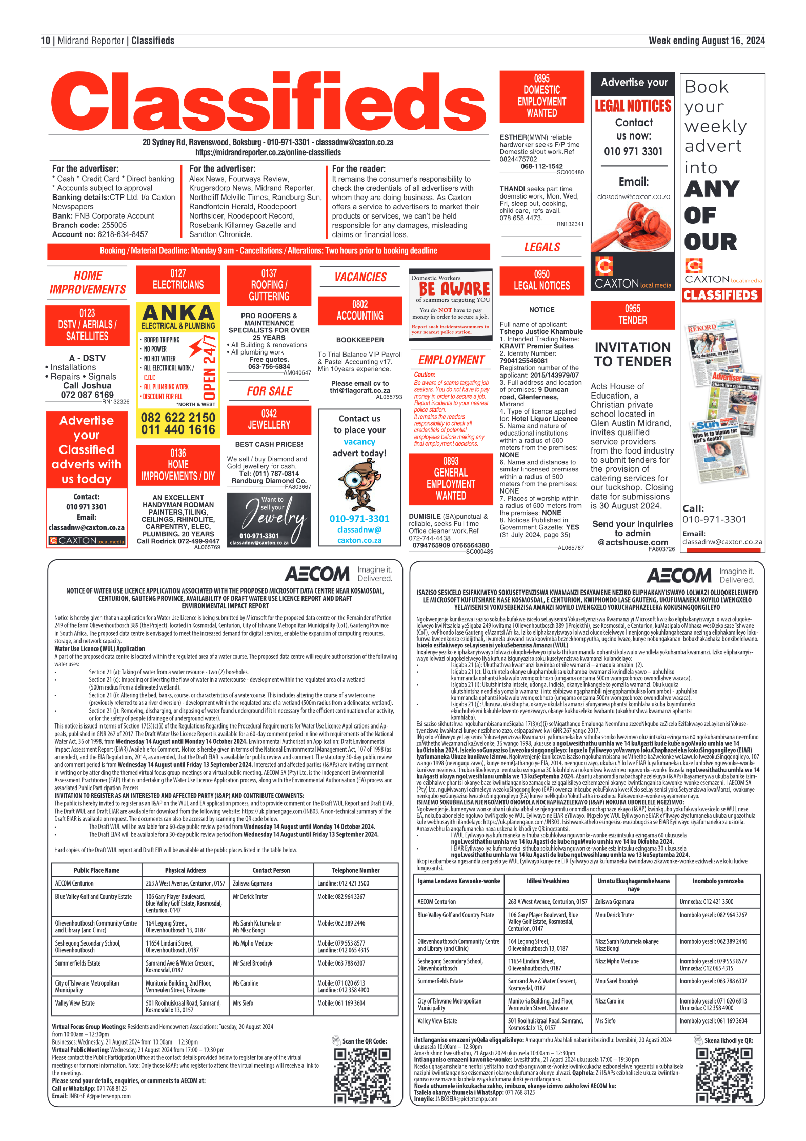 Midrand Reporter 16 August 2024 page 10