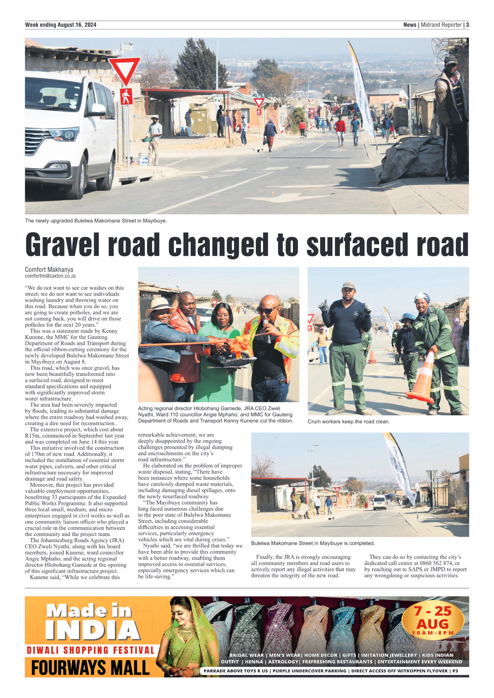Midrand Reporter 16 August 2024 page 3