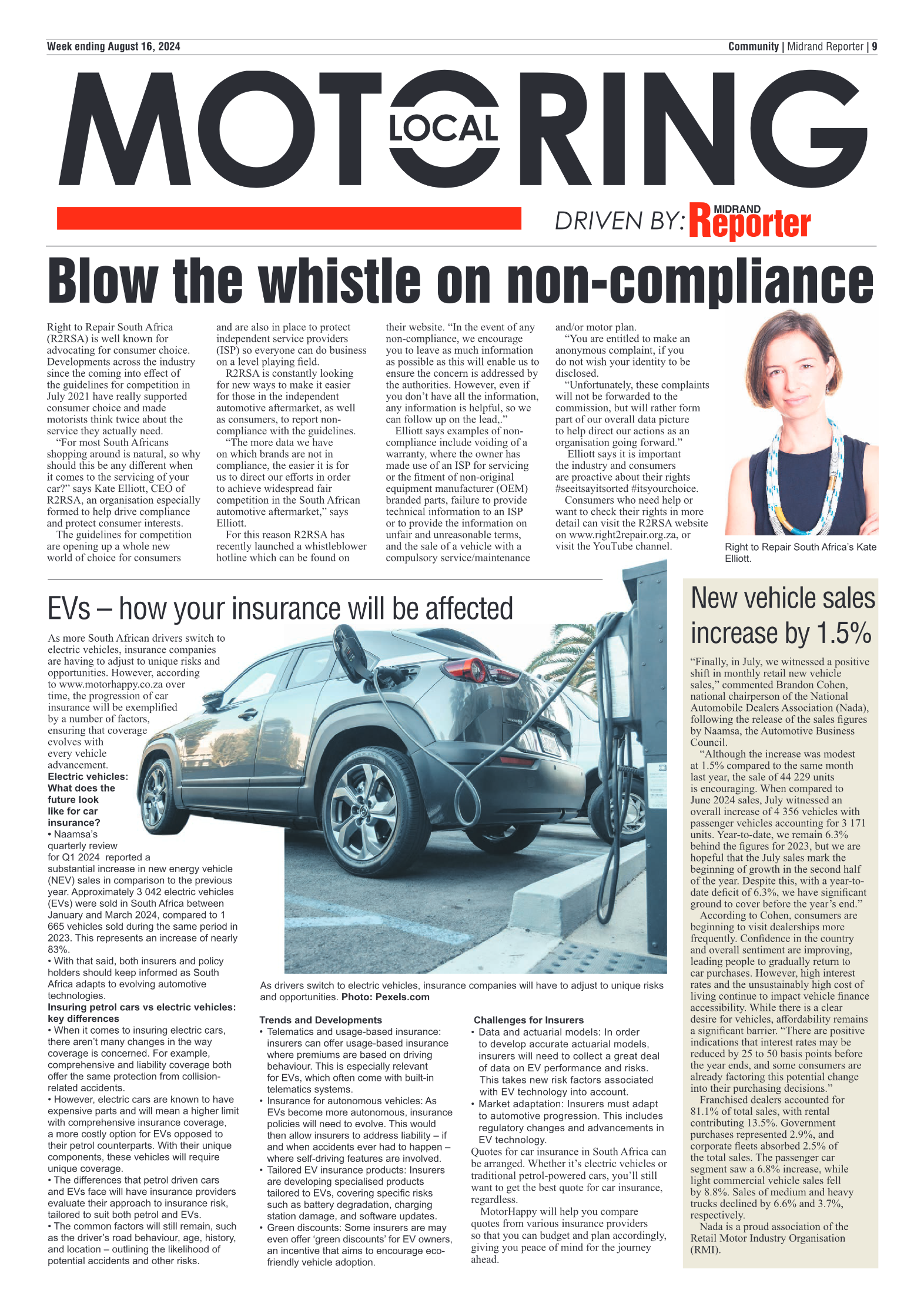 Midrand Reporter 16 August 2024 page 9