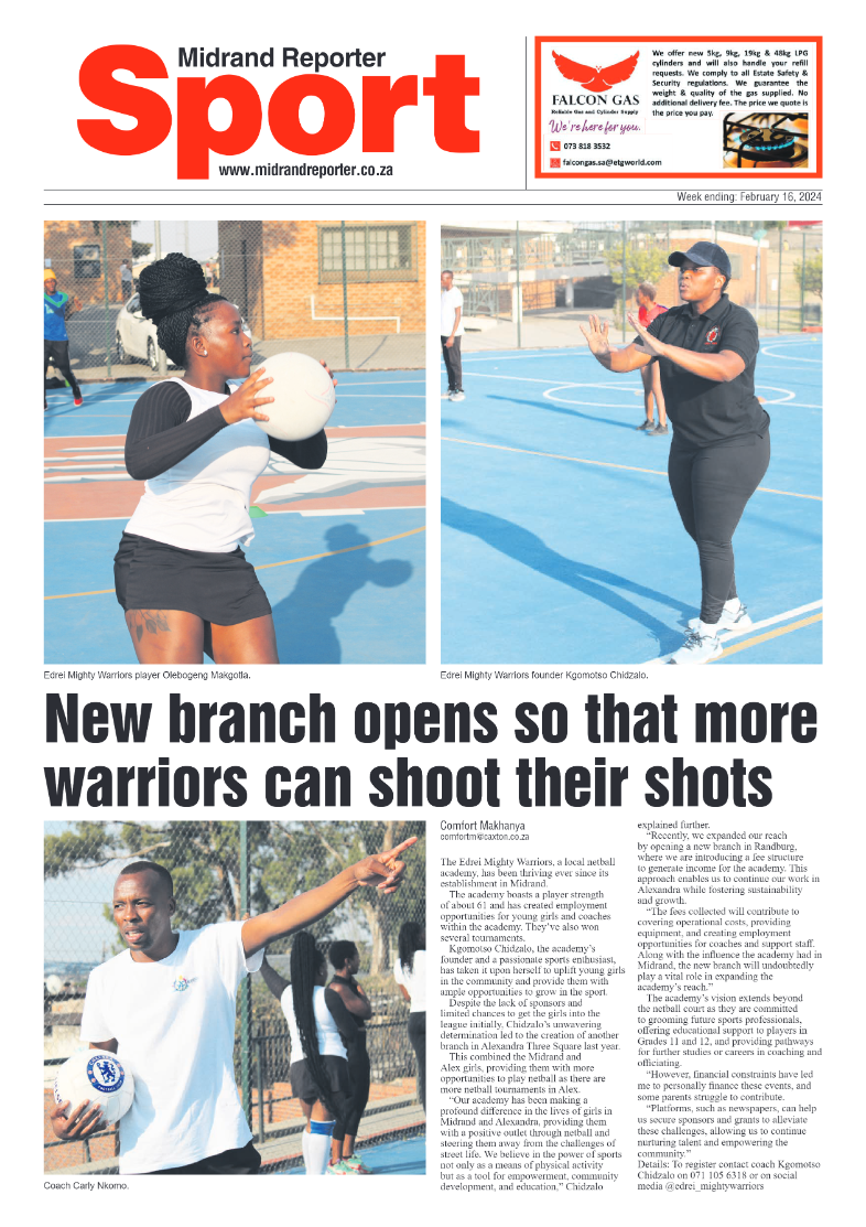 Midrand Reporter 16 February 2024 page 12