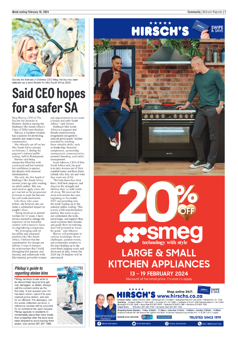 Midrand Reporter 16 February 2024 page 7