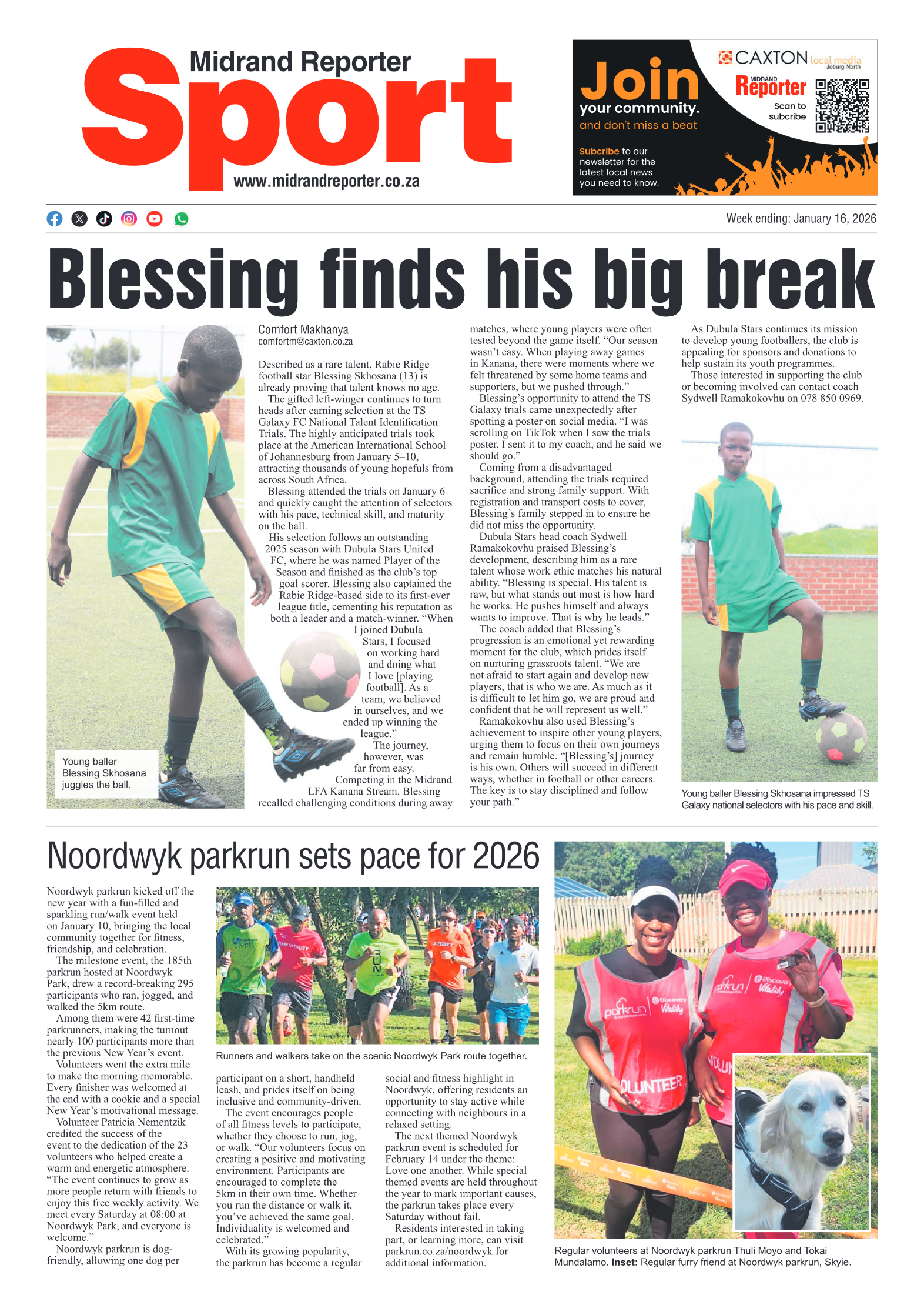 Midrand Reporter 16 January 2026 page 10