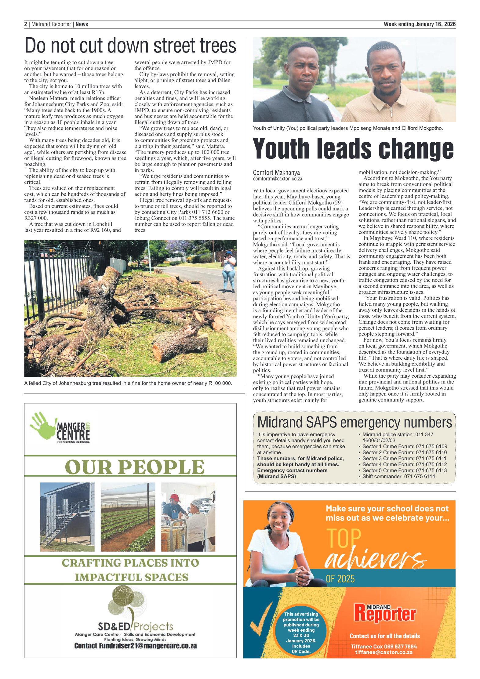 Midrand Reporter 16 January 2026 page 4