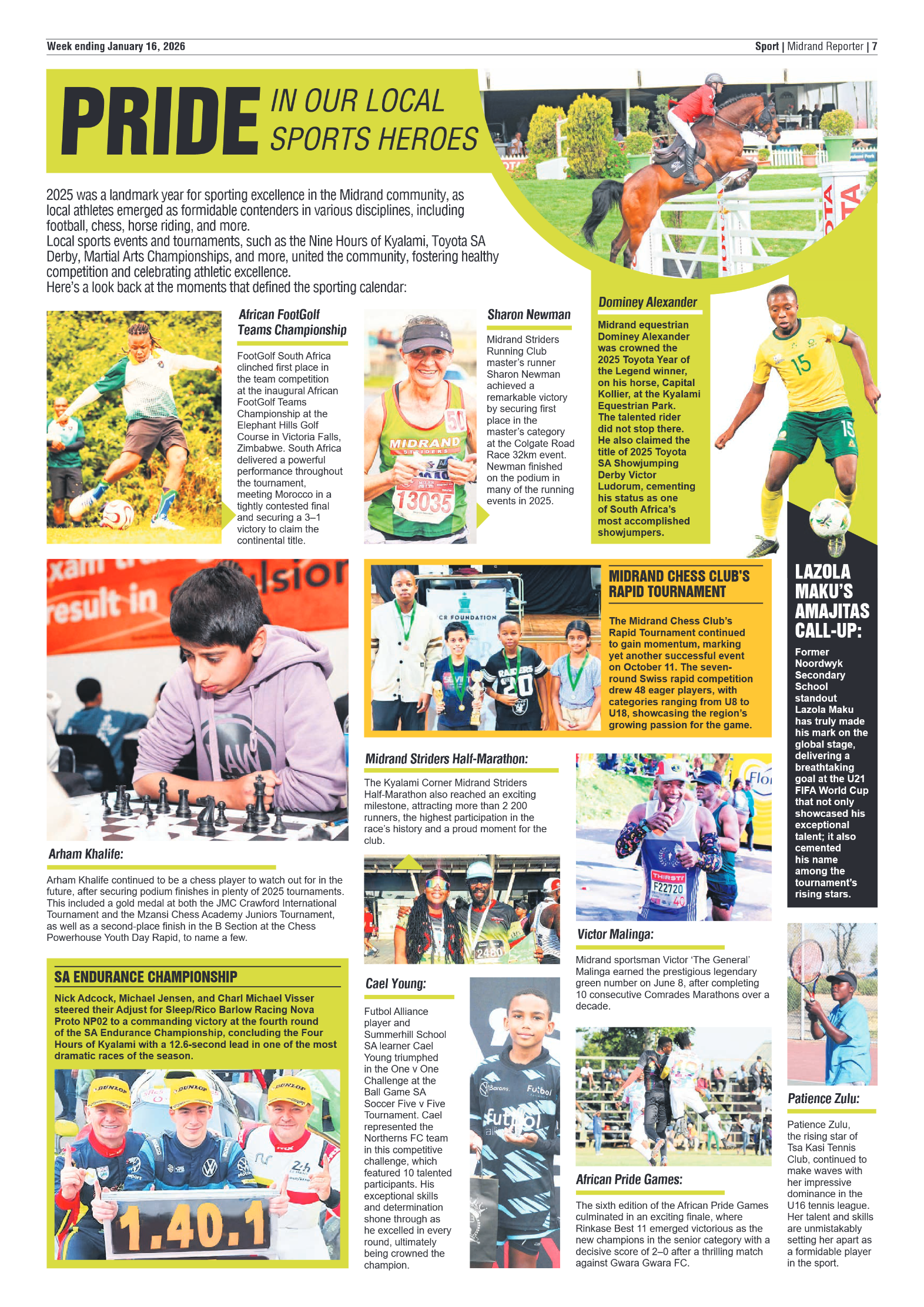 Midrand Reporter 16 January 2026 page 9