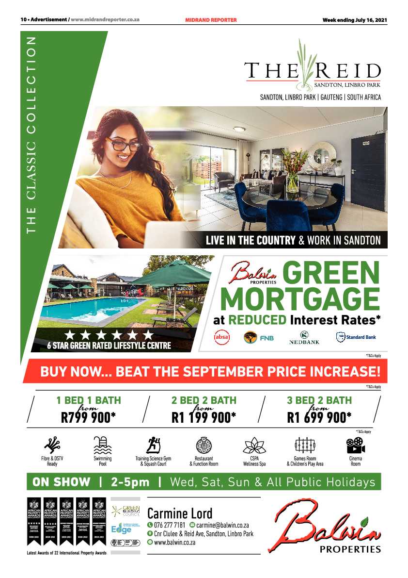 Midrand Reporter 16 July 2021 page 10