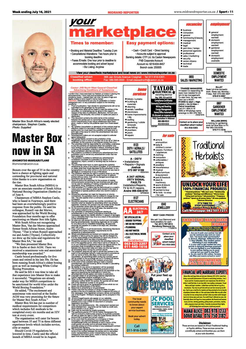 Midrand Reporter 16 July 2021 page 11