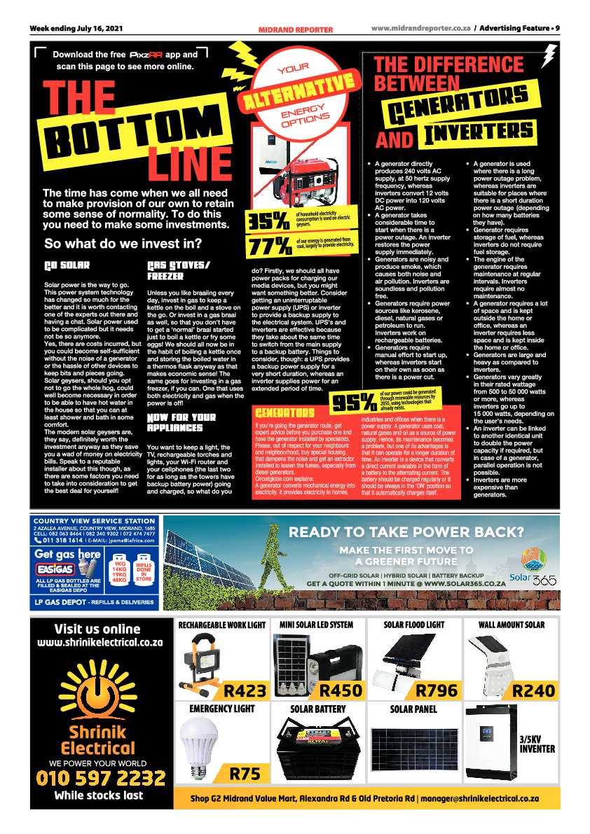 Midrand Reporter 16 July 2021 page 9