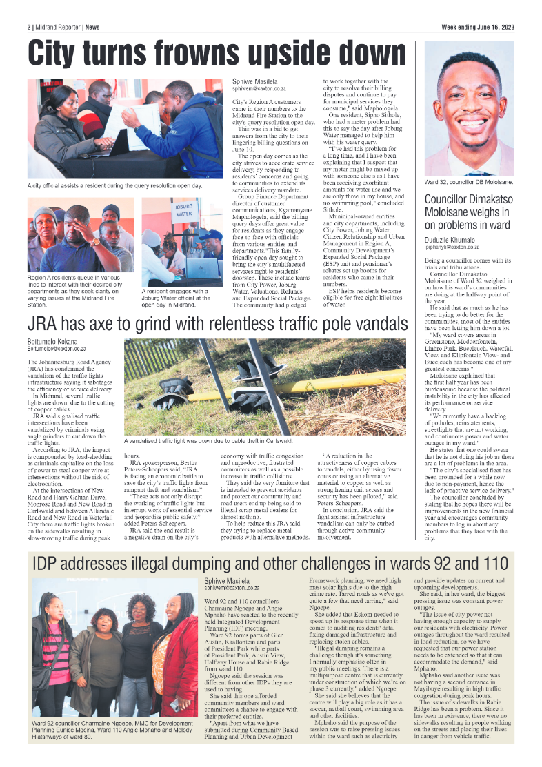 Midrand Reporter 16 June 2023 page 2