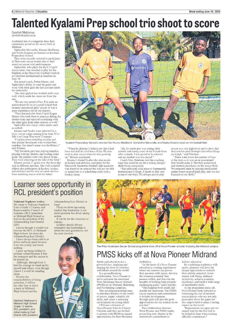 Midrand Reporter 16 June 2023 page 8