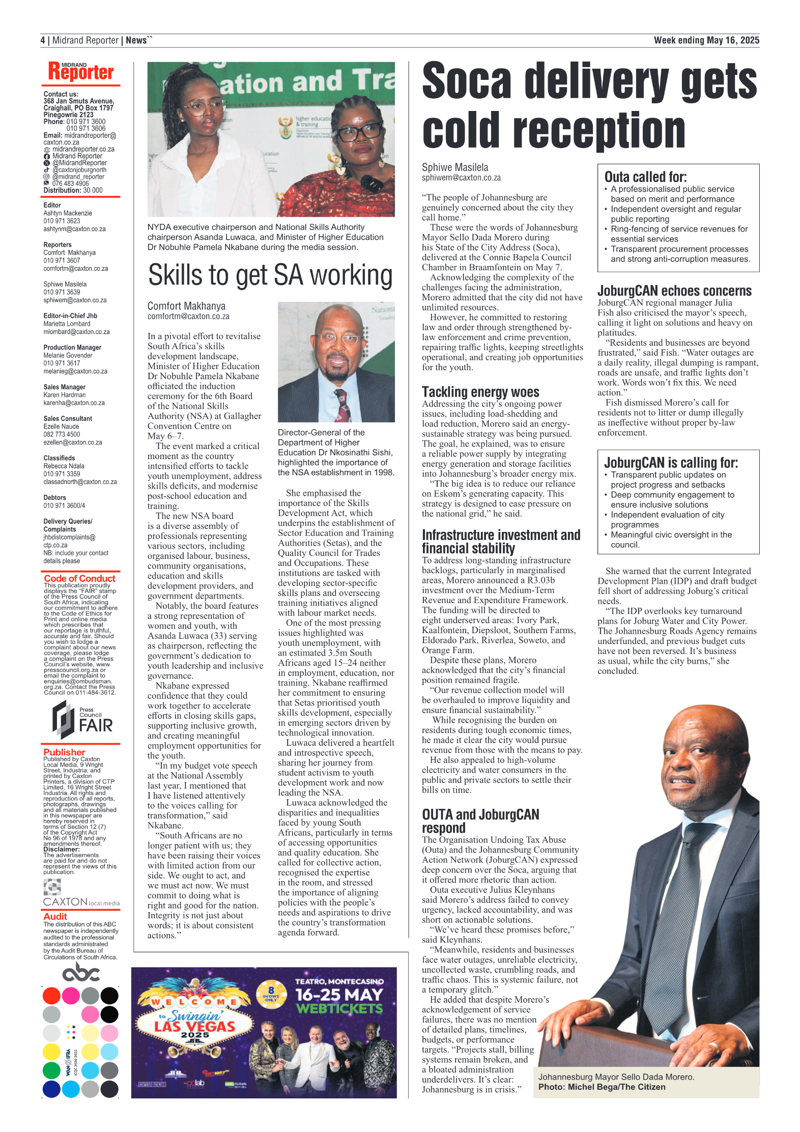 Midrand Reporter 16 May 2025 page 6