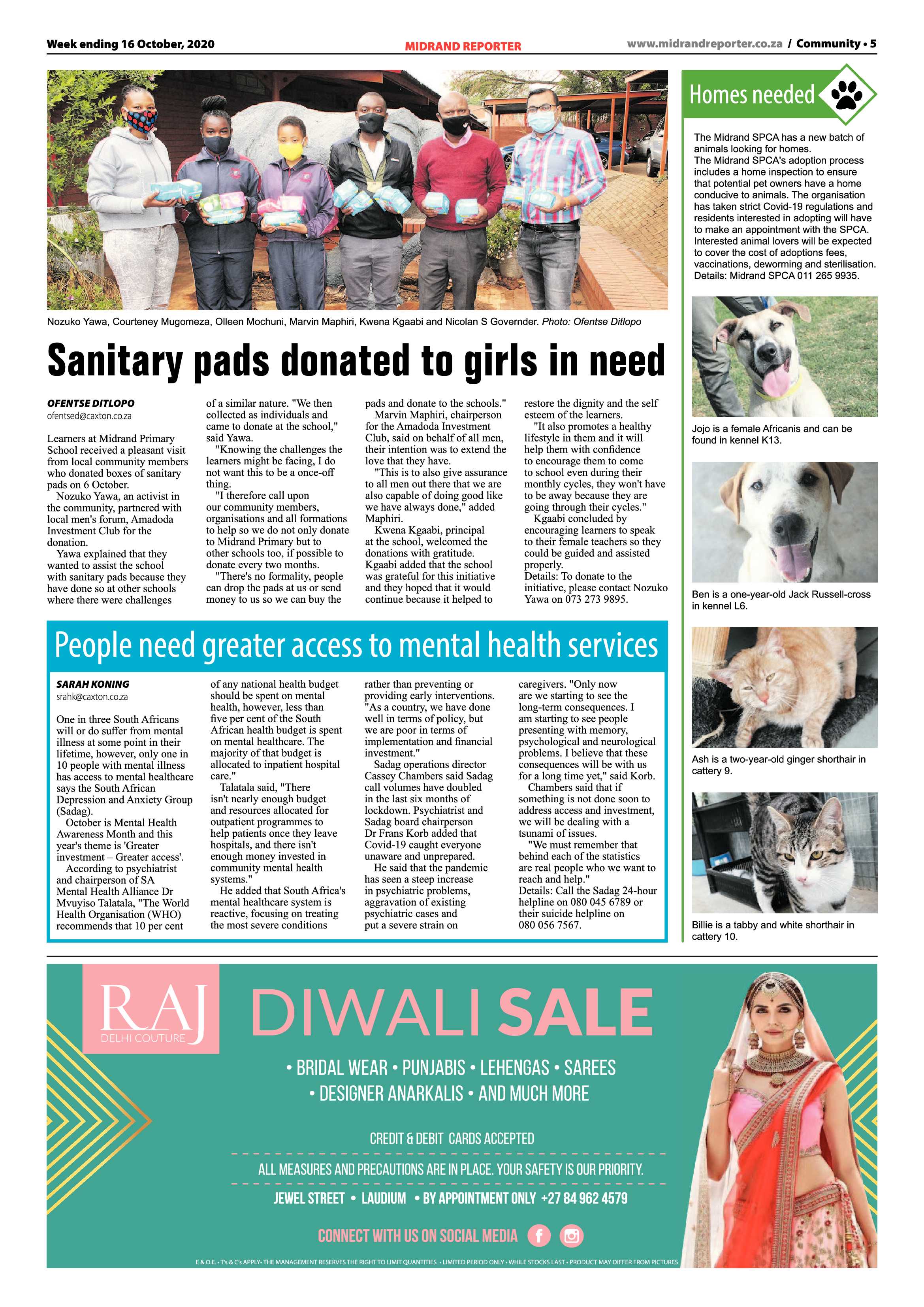 Midrand Reporter 16 October 2020 page 5