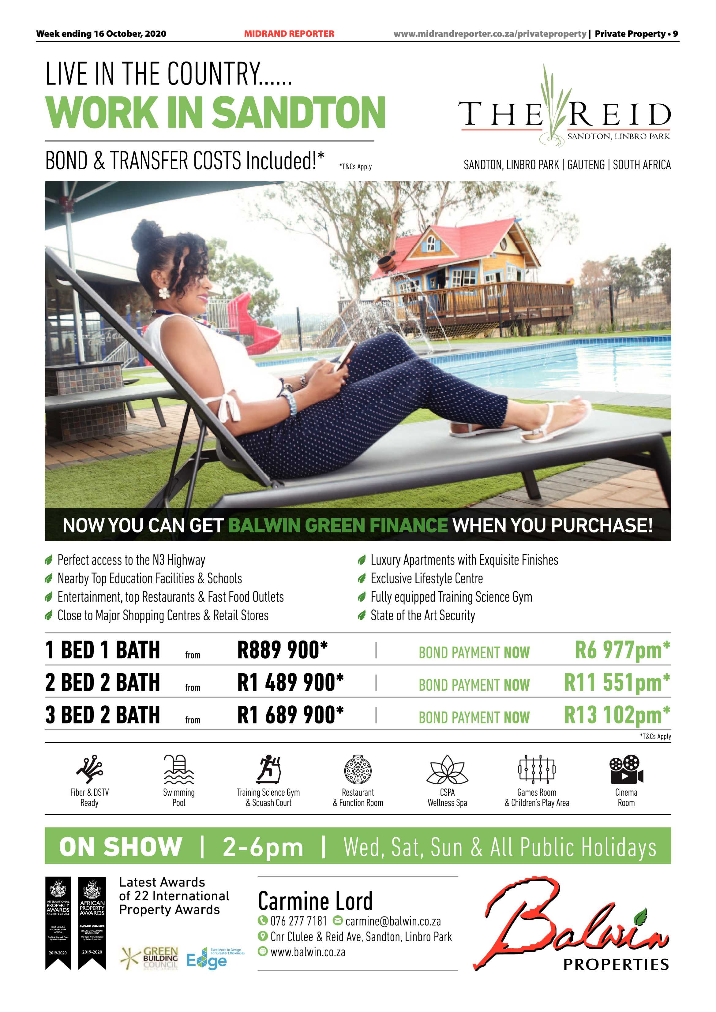 Midrand Reporter 16 October 2020 page 9