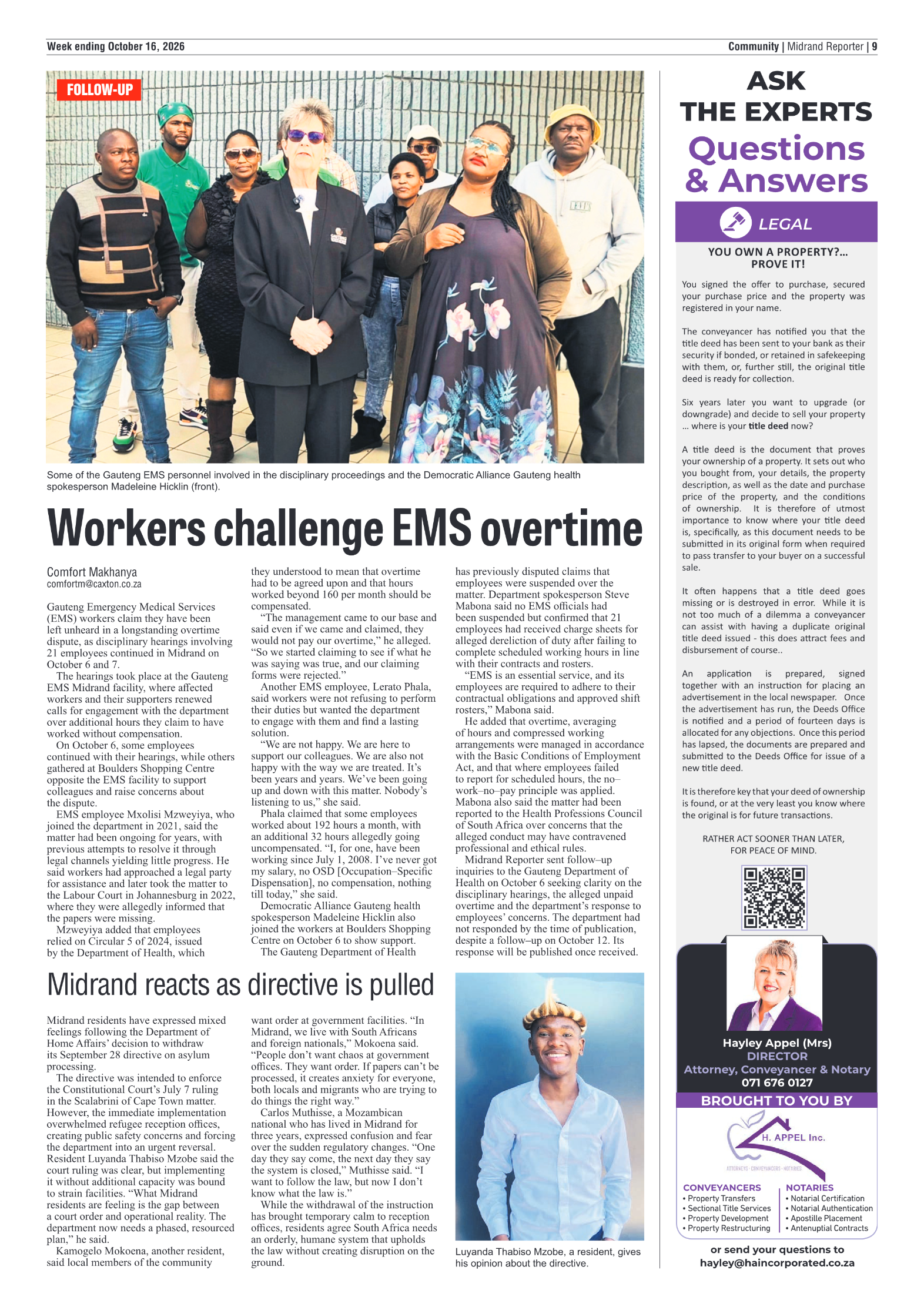 Midrand Reporter 16 October 2026 page 8