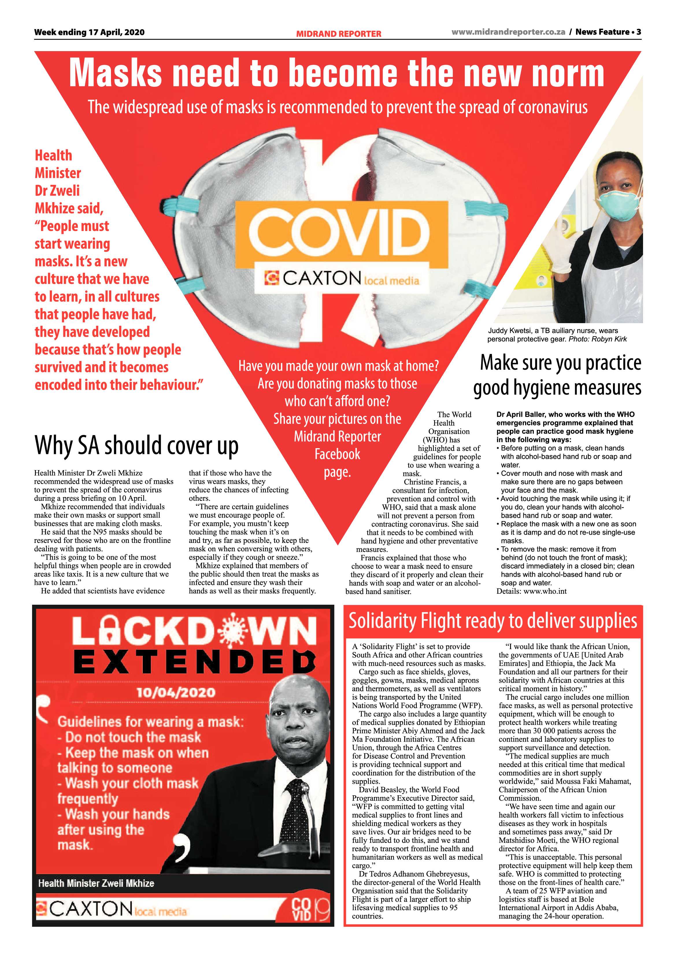 Midrand Reporter 17 April 2020 page 3