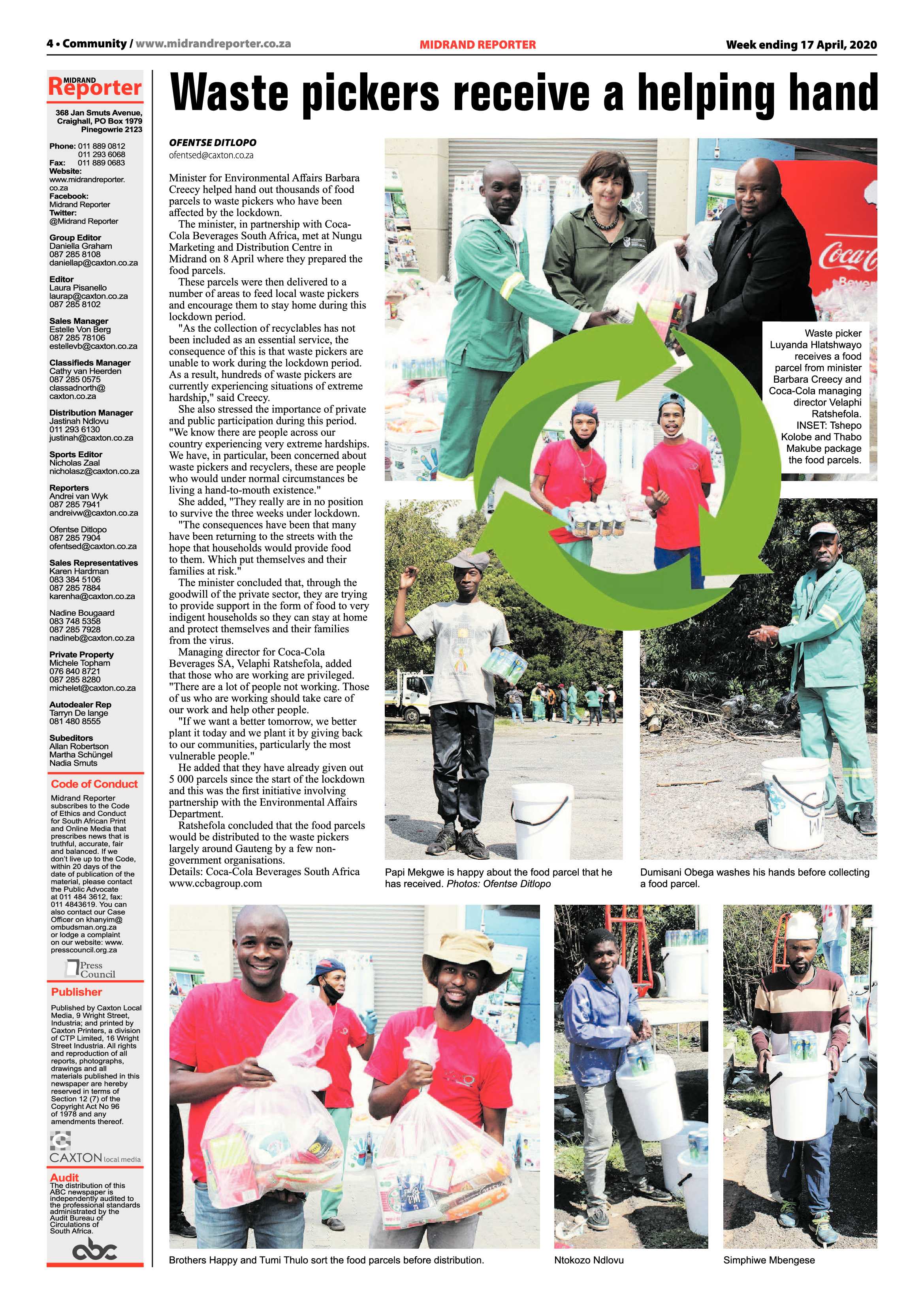 Midrand Reporter 17 April 2020 page 4