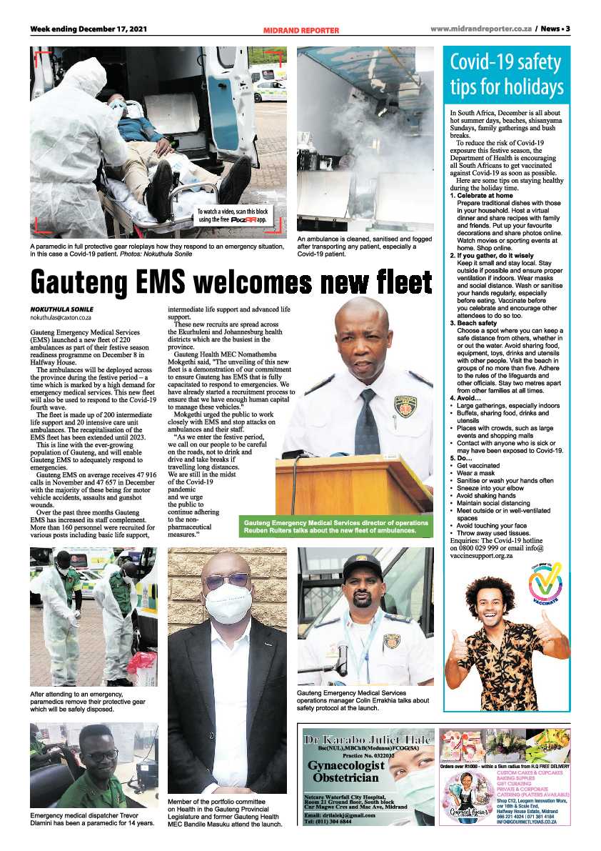 Midrand Reporter 17 December 2021 page 3