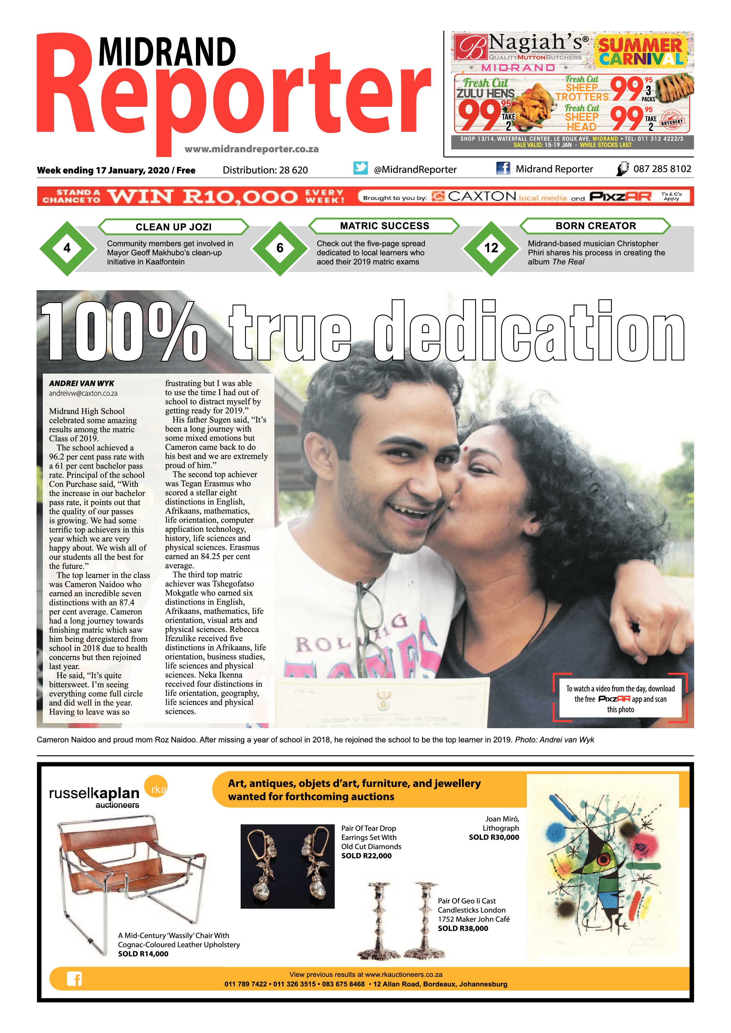Midrand Reporter 17 January 2020 page 1