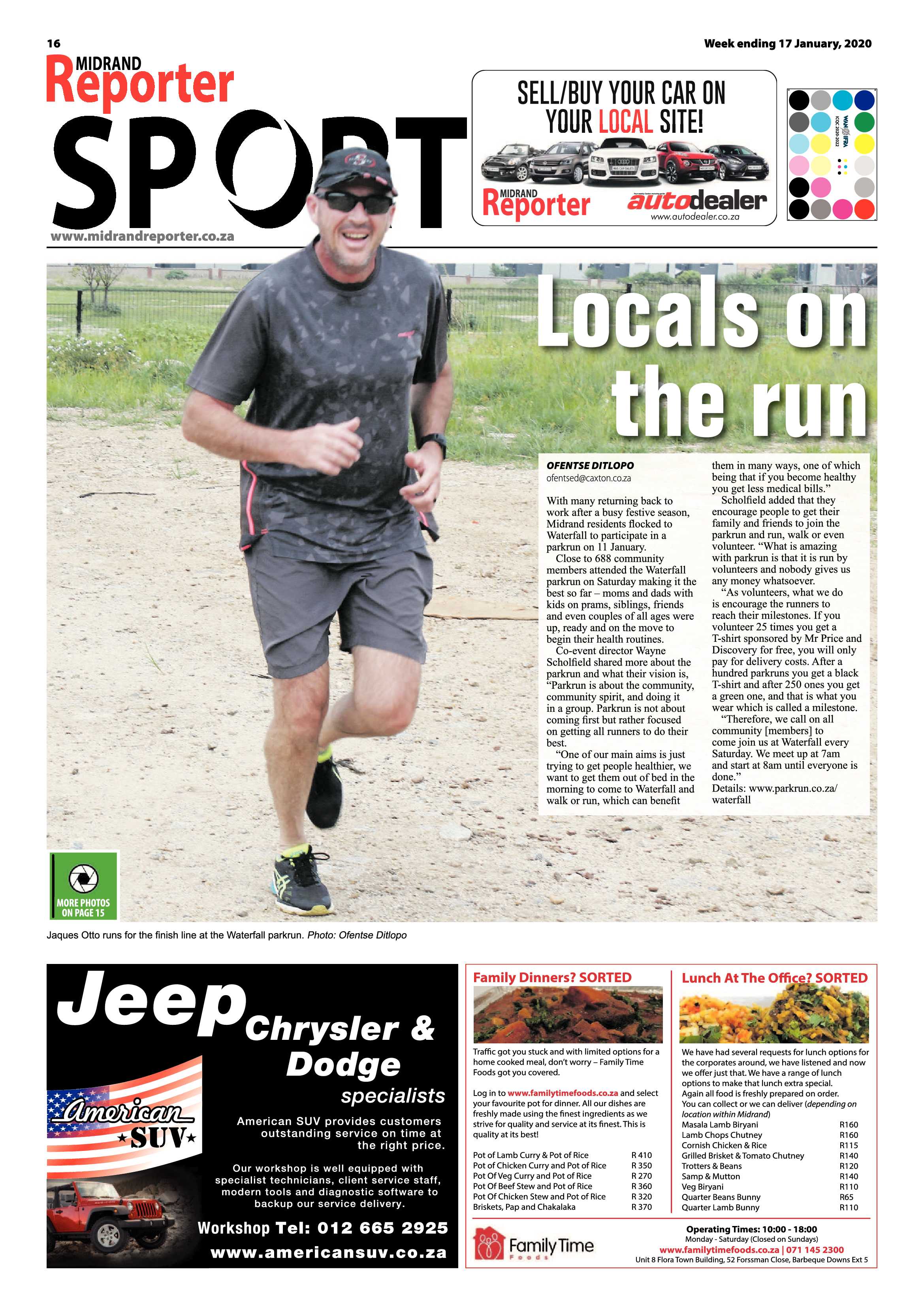 Midrand Reporter 17 January 2020 page 16