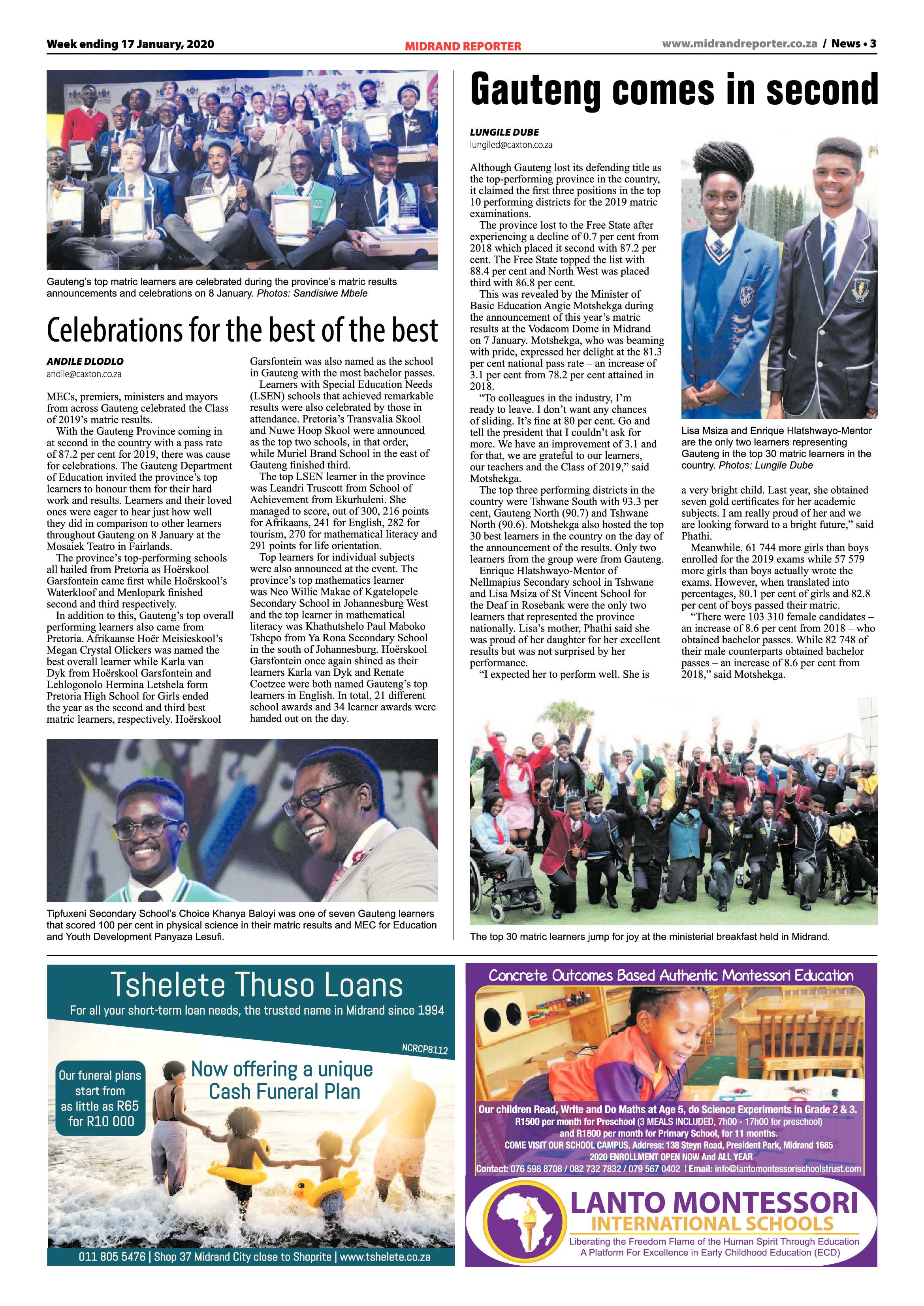 Midrand Reporter 17 January 2020 page 3