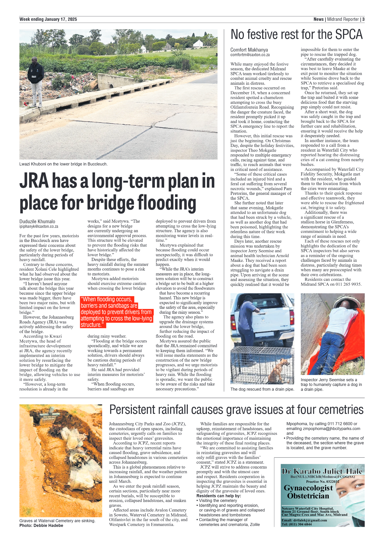 Midrand Reporter 17 January 2025 page 3