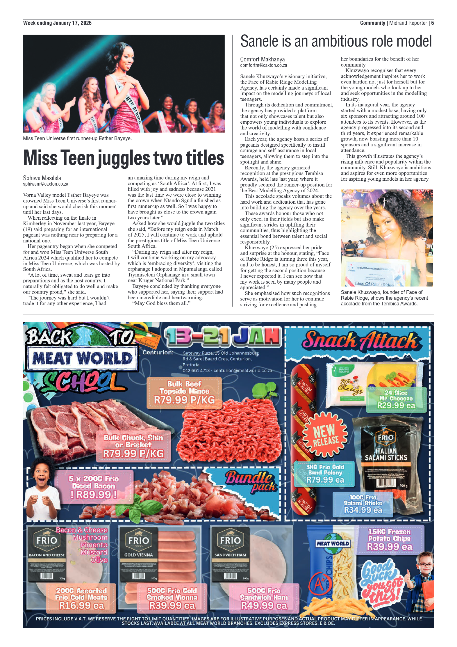 Midrand Reporter 17 January 2025 page 5