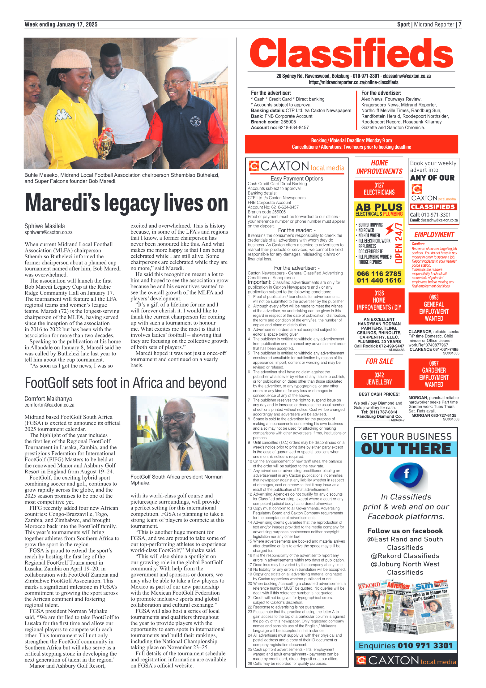 Midrand Reporter 17 January 2025 page 7
