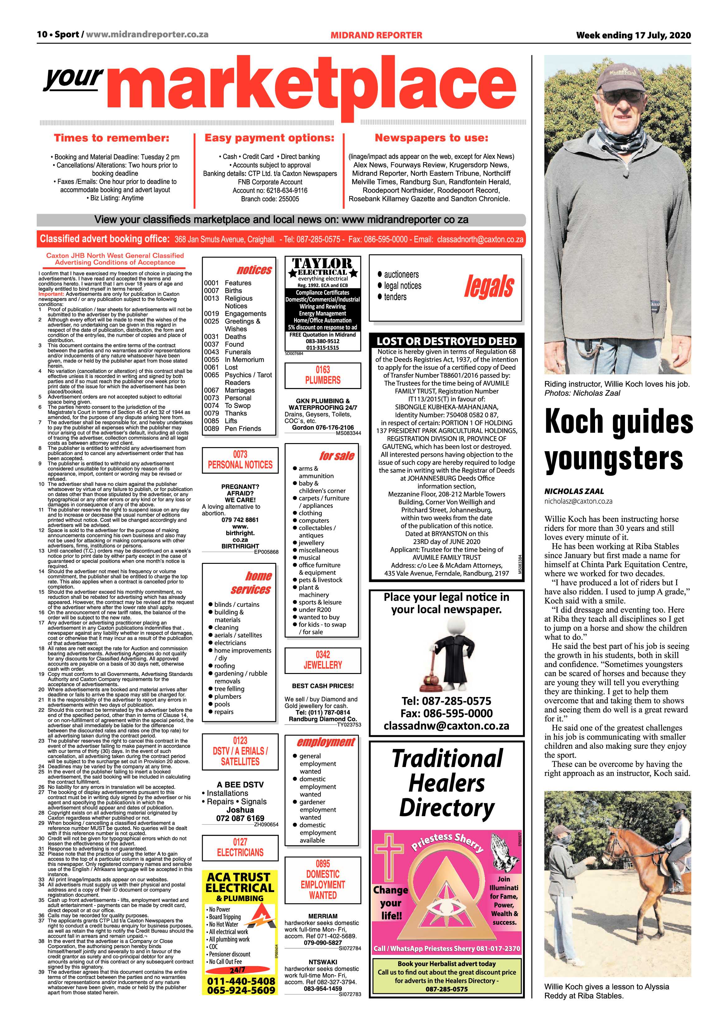 Midrand Reporter 17 July 2020 page 10