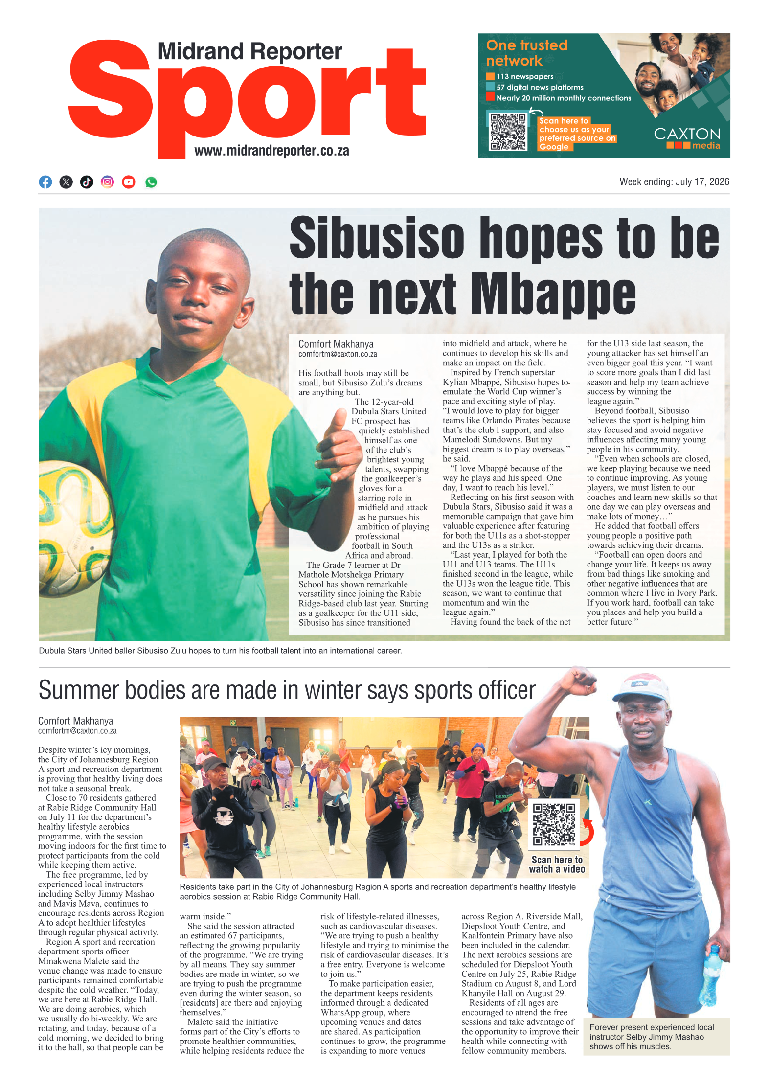 Midrand Reporter 17 July 2026 page 8