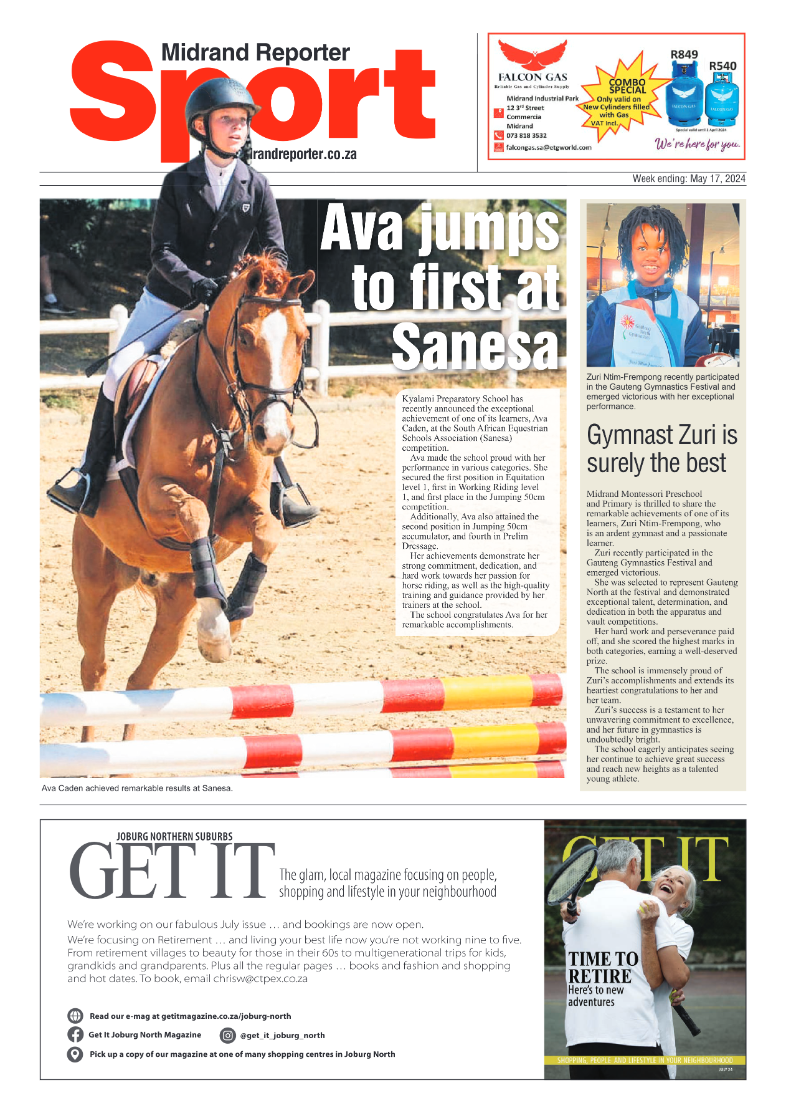 Midrand Reporter 17 May 2024 page 12