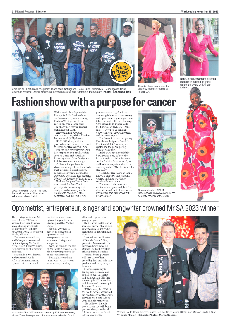 Midrand Reporter 17 November 2023 page 6