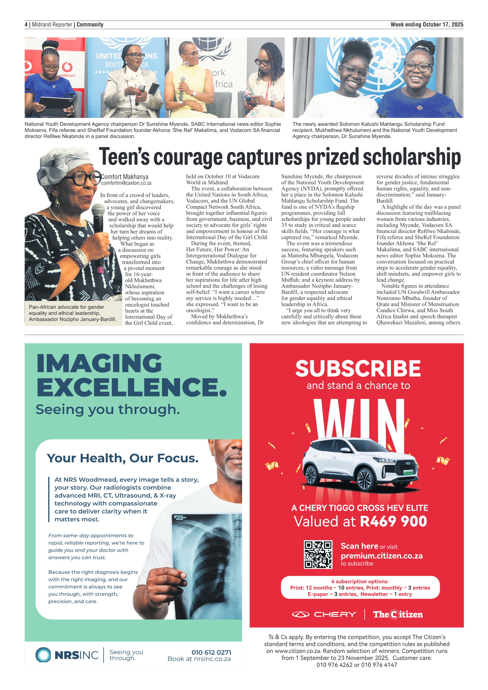 Midrand Reporter 17 October 2025 page 4