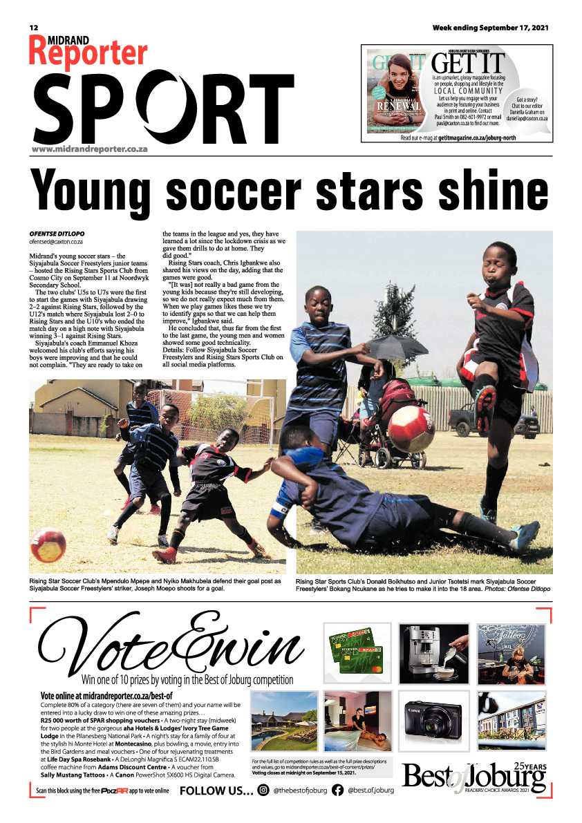 Midrand Reporter 17 September 2021 page 12