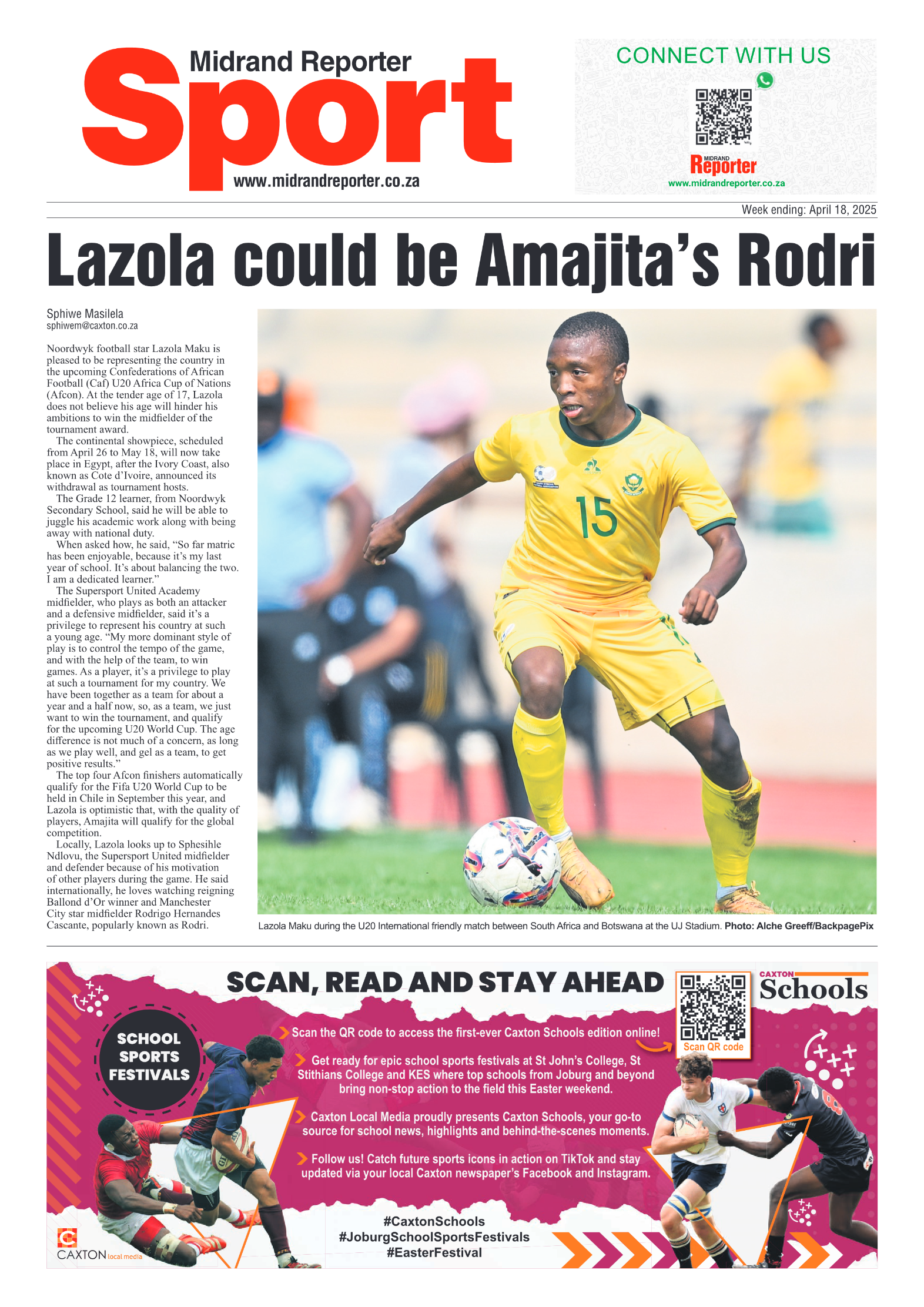 Midrand Reporter 18 April 2025 page 8