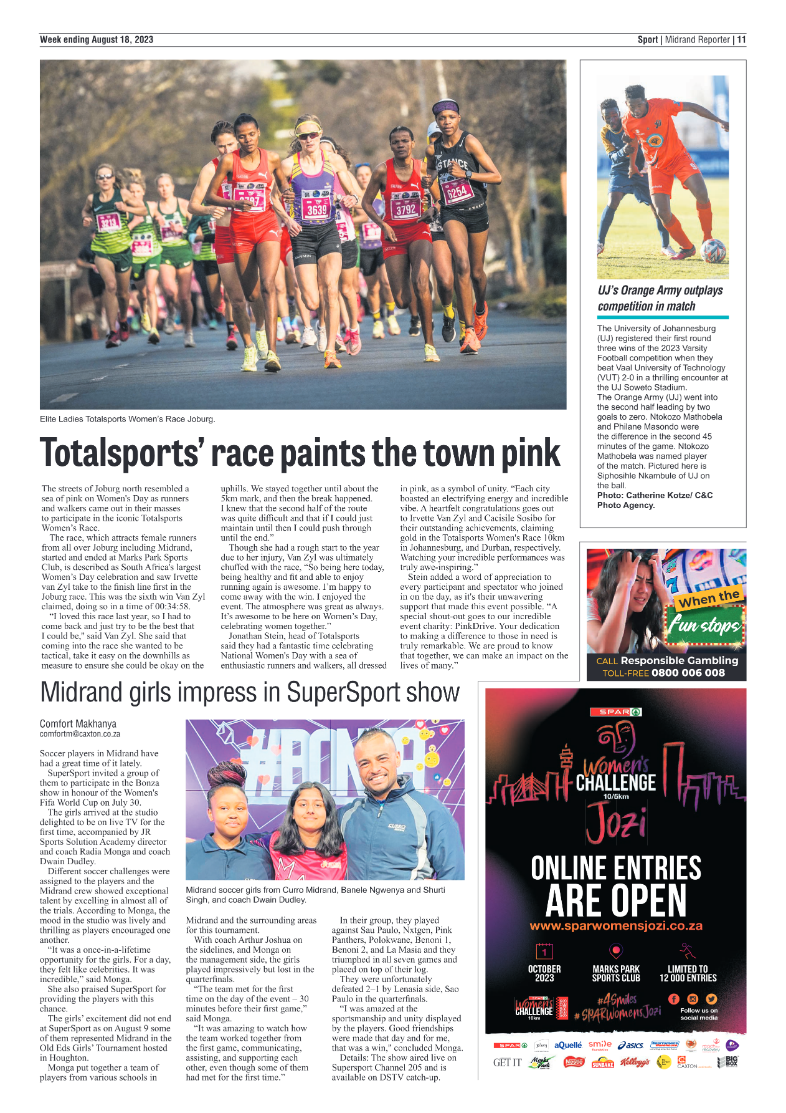 Midrand Reporter 18 August 2023 page 11