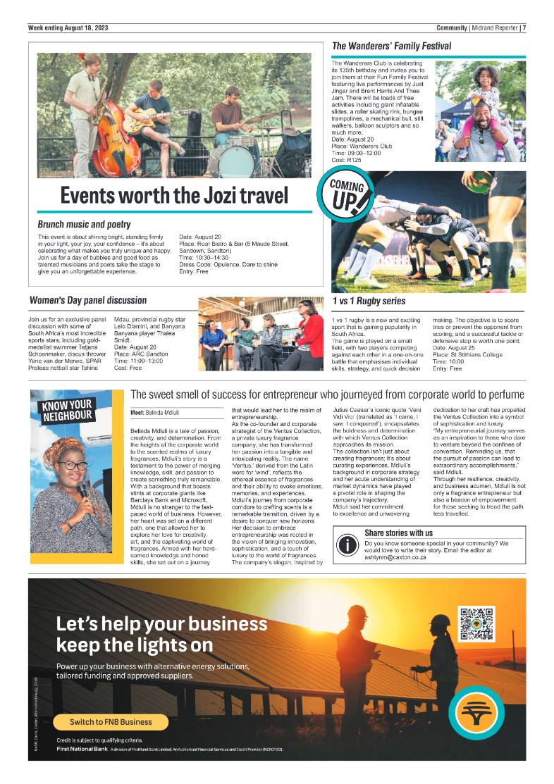 Midrand Reporter 18 August 2023 page 7