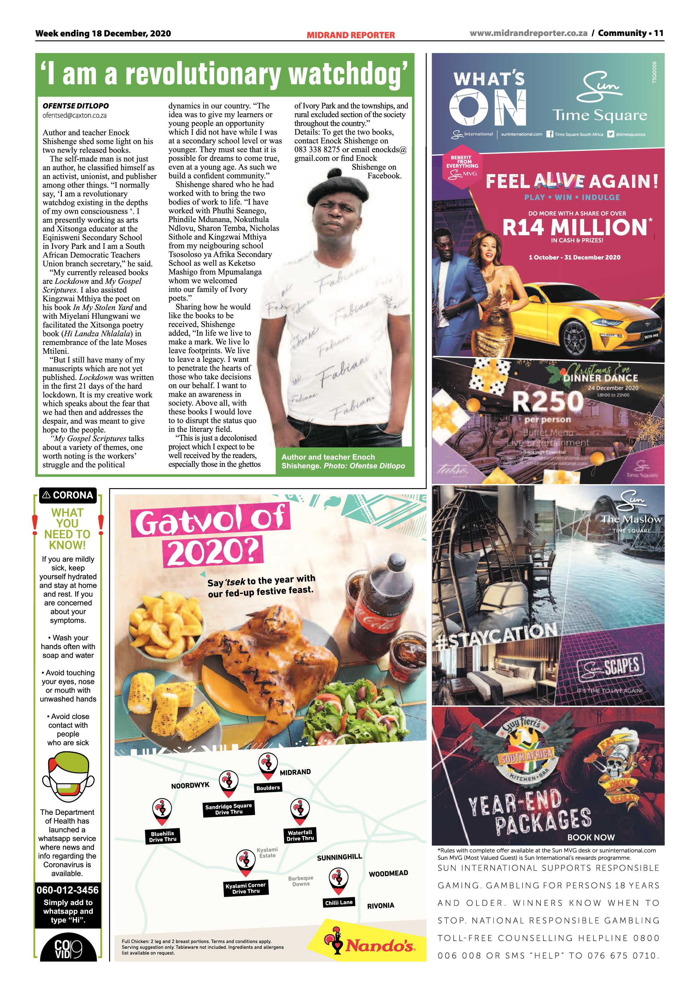 Midrand Reporter 18 December 2020 page 11