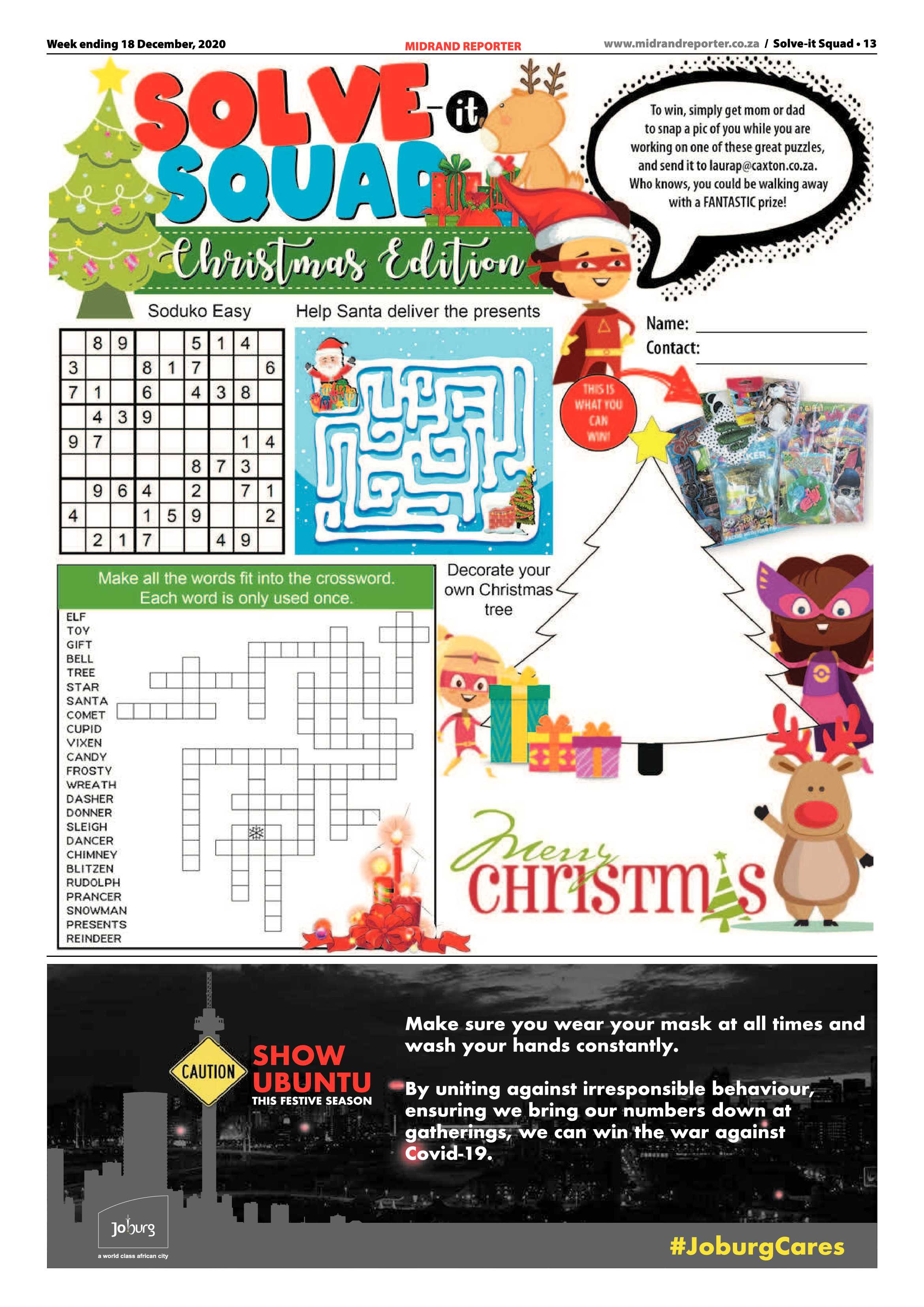 Midrand Reporter 18 December 2020 page 13