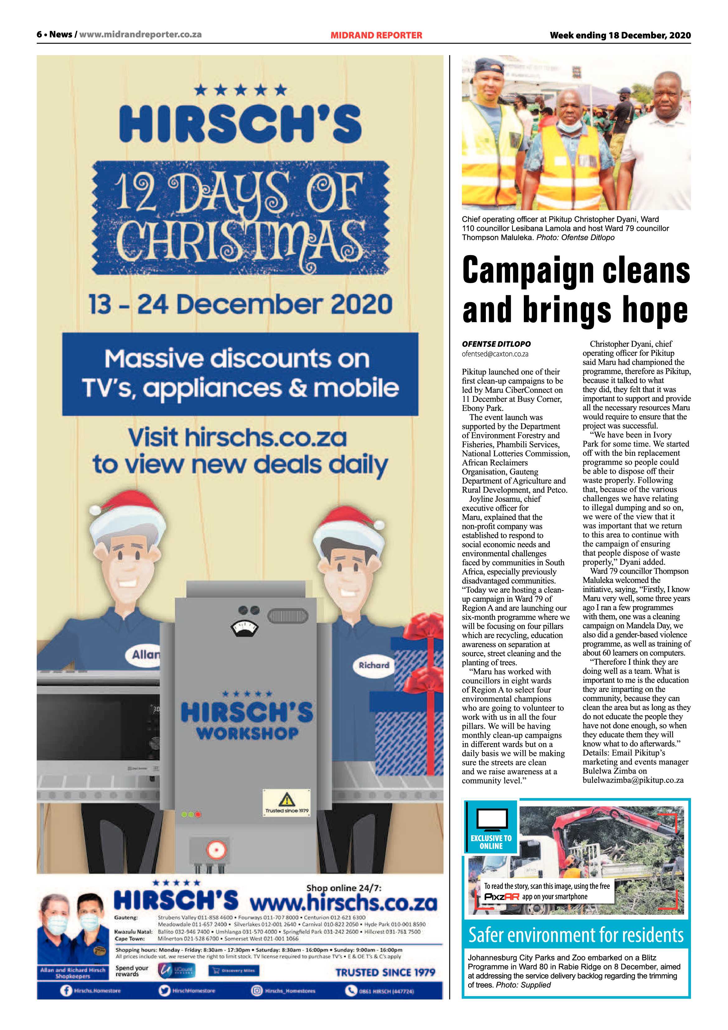 Midrand Reporter 18 December 2020 page 6