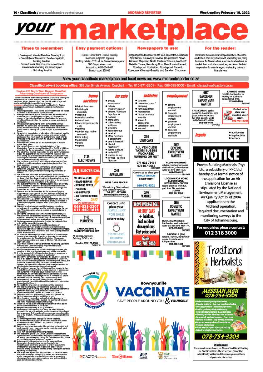 Midrand Reporter 18 February 2022 page 10