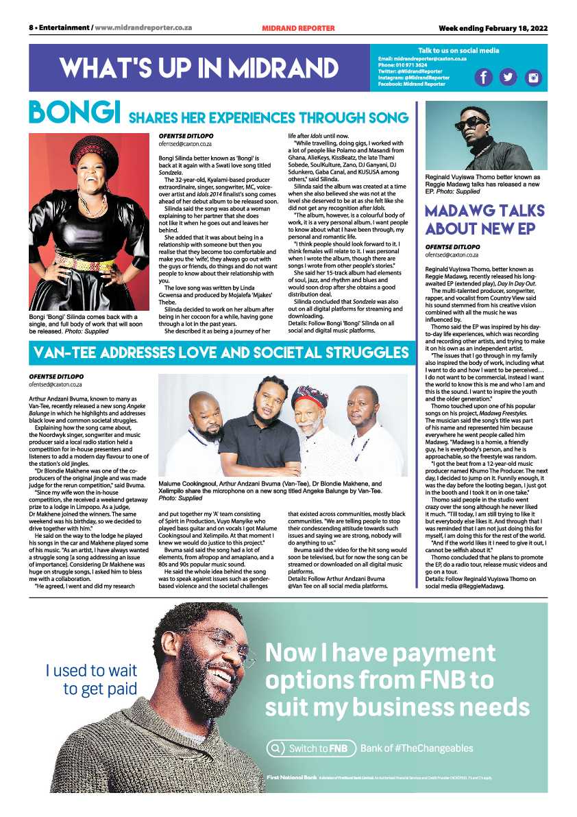 Midrand Reporter 18 February 2022 page 8