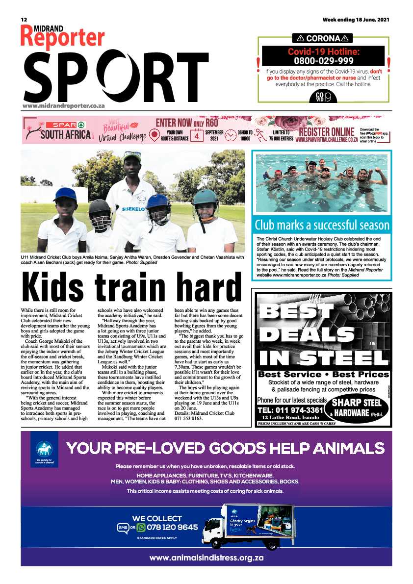 Midrand Reporter 18 June 2021 page 12