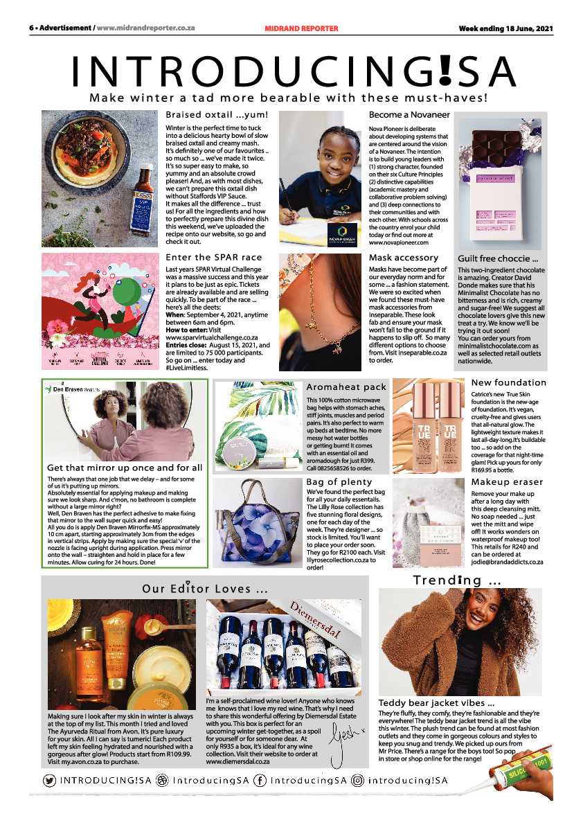 Midrand Reporter 18 June 2021 page 6
