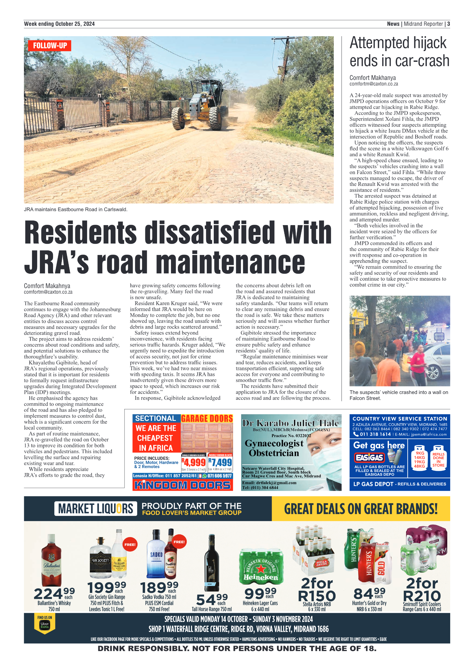 Midrand Reporter 25 October 2024 page 3