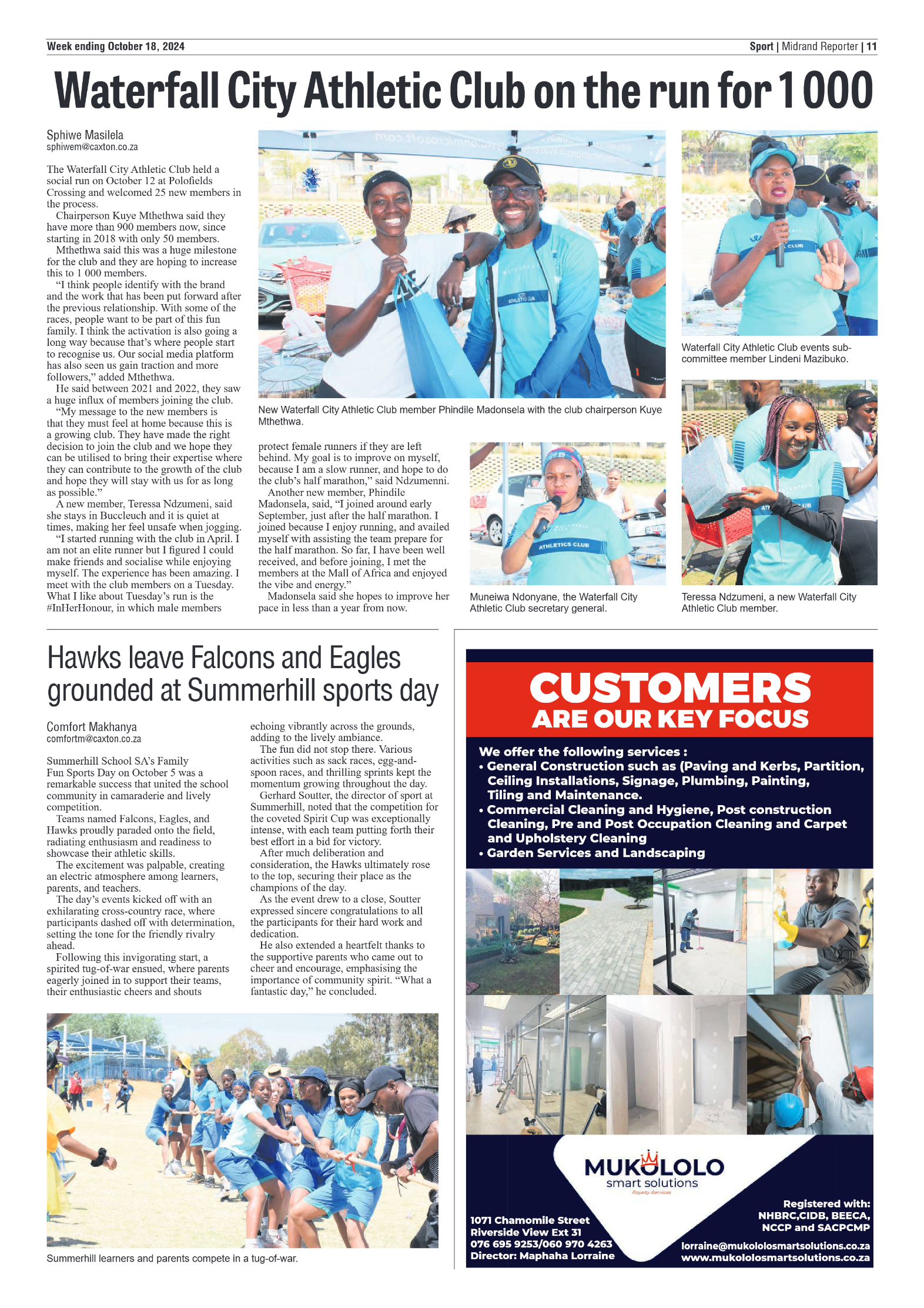 Midrand Reporter 18 October 2024 page 11