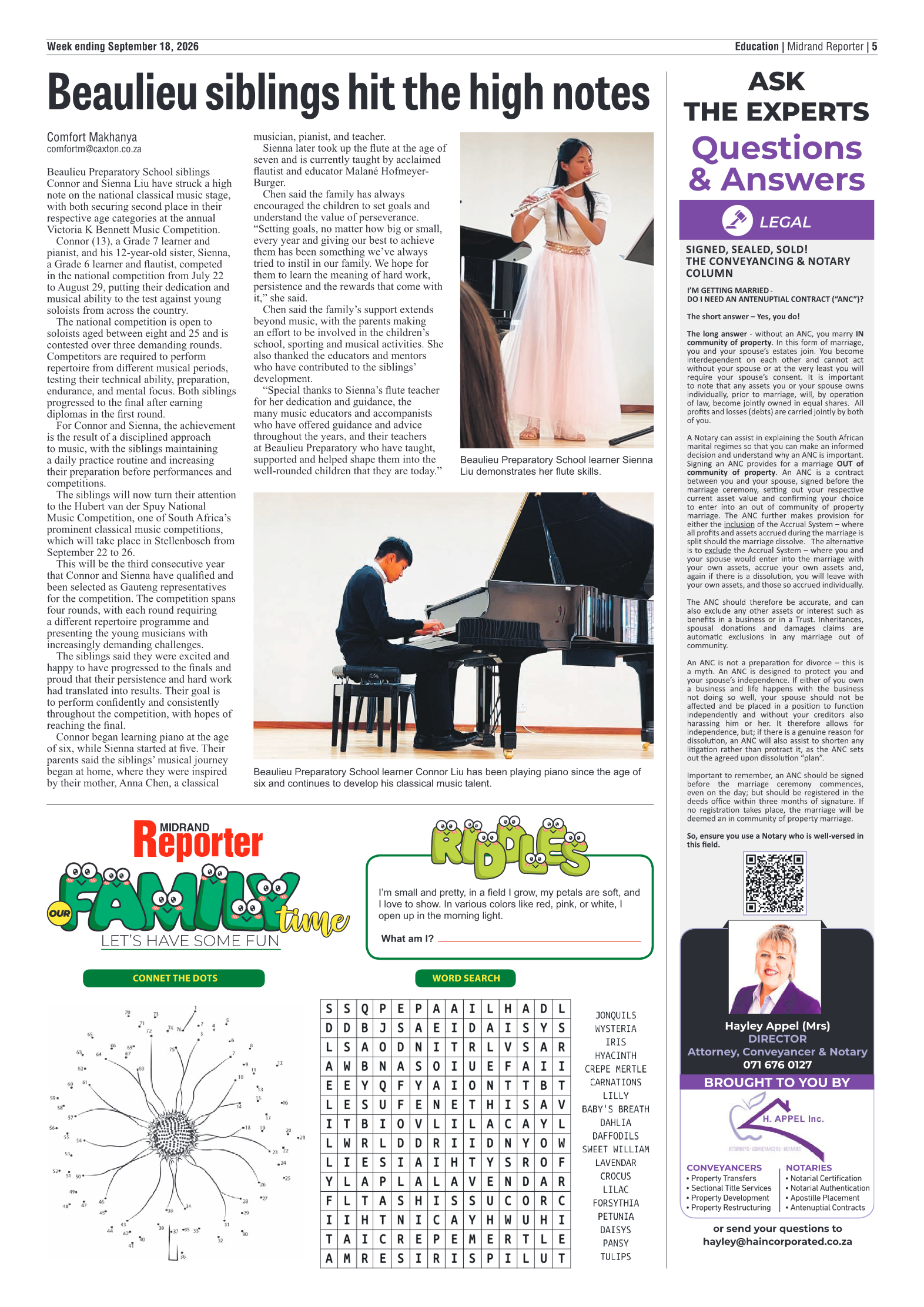 Midrand Reporter 18 September 2026 page 5