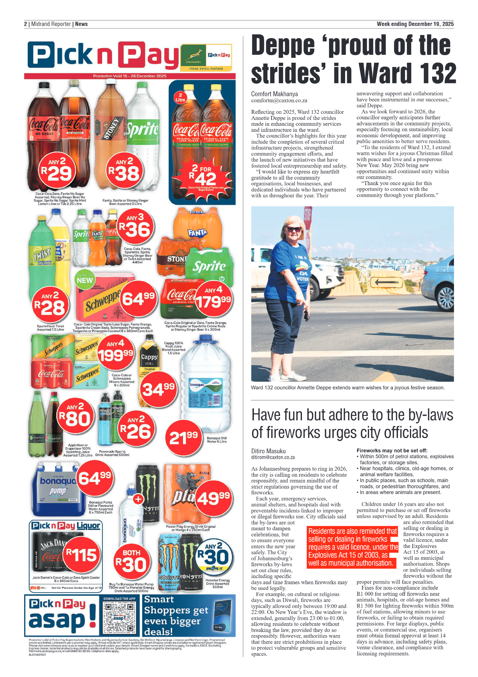 Midrand Reporter 19 December 2025 page 2